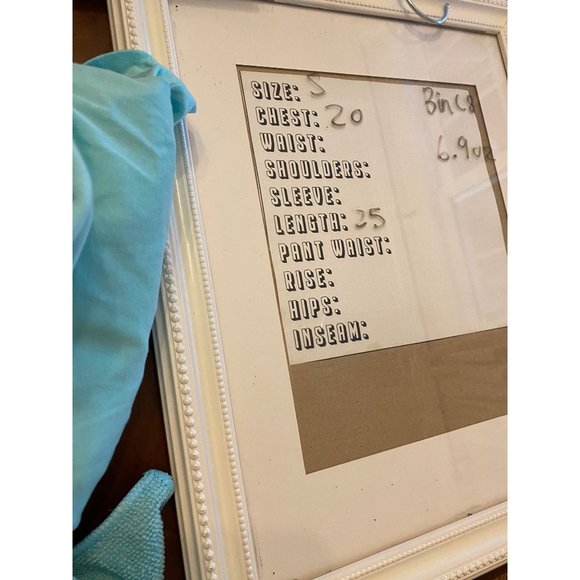 Kim Rogers Aqua Blue Embroidered Button Up Top Women's S - Picture 7 of 7